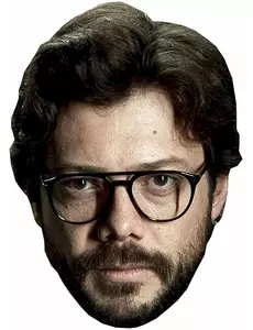 Álvaro Morte pappmaske