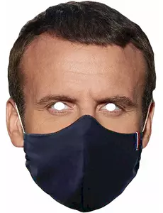 Pappmaske-president med maske