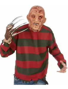 Freddy Krueger heldekkende maske for voksne