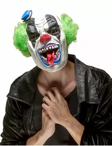 Halloween voksen forferdelig klovn lateksmaske