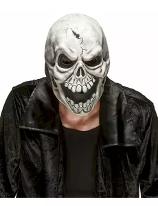 Skummel lateksmaske med hodeskalle til voksne, Halloween
