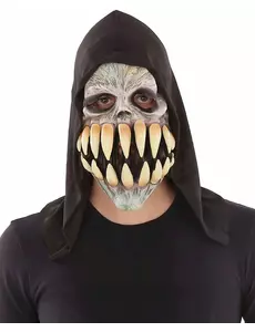 Latexmaske for voksne med store tenner