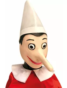 Pinocchio-lateksmaske for voksne