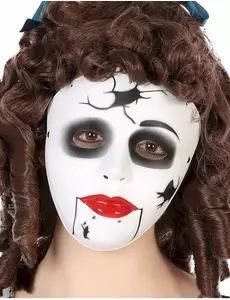 Sprukket dukkemaske for voksne