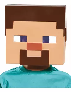 Steve Minecraft-maske for barn