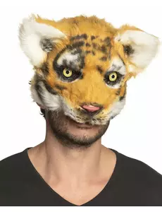 Voksen plysj tigermaske