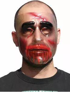Gjennomsiktig Halloween-maske for menn