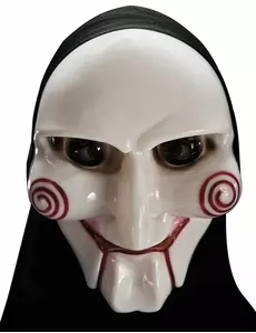 Voksen psykopatisk drapsmaske med hette