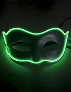 LED neon venetiansk maske for voksne