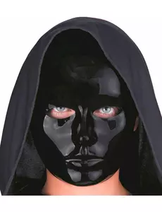 Svart ansiktsmaske for voksne