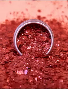 Biologisk nedbrytbart glitter gravert i mursteinen - Ja ja glitteret