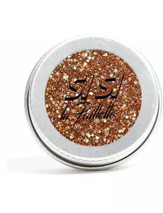 Metallisk oransje biologisk nedbrytbart glitter - Ja, ja, glitter
