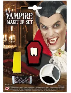 Sminkesett for Halloween-vampyrer til voksne
