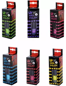 UV-effekt neglelakk 7 ml, Farge: Lilla