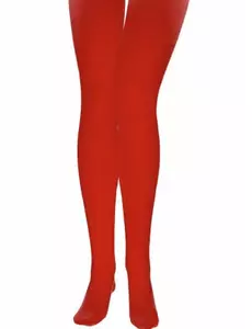 Røde strømpebukser for voksne, Størrelse: X-Large