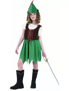 Woodland Girl Costume, Size: 7-9 years (120-130 cm)