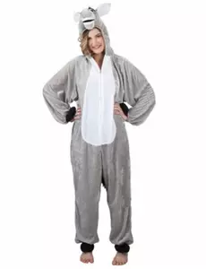 Eselkostyme for voksne, Størrelse: X-Large