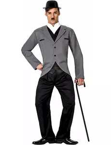 Men's street dancer charlot costume, Size: X-Large