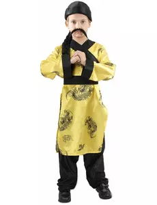 Chinese boy costume, Size: 10-12 years (130-140 cm)