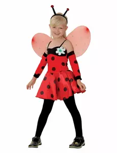 Ladybug costume for girls, Size: 7-9 years (120-130 cm)