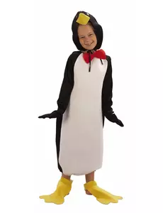 Funny penguin costume for children, Size: 7-9 years (120-130 cm)