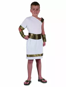 Romersk kostyme for gutter, Størrelse: 7–9 år (120–130 cm)