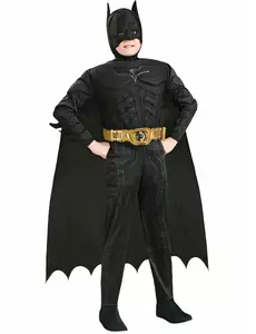 Luksuriøst 3D Batman-kostyme for gutter, Størrelse: 5–6 år (110 – 116 cm)