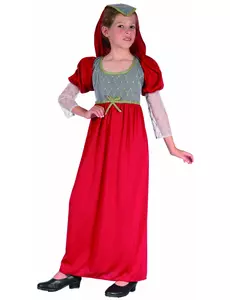 Medieval costume for girls, Size: 7-9 years (120-130 cm)