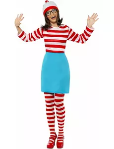 Where's Wally? Costume for Women, Size: X-Large