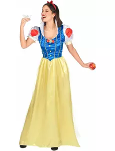 Snøprinsessekostyme til kvinner, Størrelse: Medium