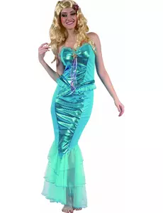 Women's sequined mermaid costume, Size: Medium/Large