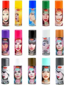 Hårfargespray 125 ml, Farge: Hvit