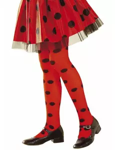 Marihøne-strømpebukser til jente, Størrelse: 1–3 år (90/104 cm)