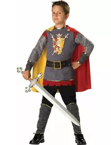 Ridderkostyme for barn - Premium, Størrelse: 8 år (132–137 cm)