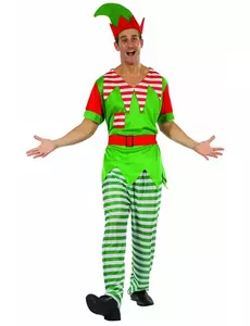 Men's elf costume, Size: Large