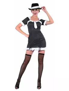 Gangster Costume for Women, Size: Medium