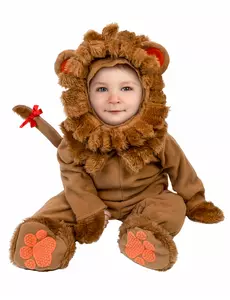 Deluxe lion costume for babies, Size: 12-18 months (74-81 cm)