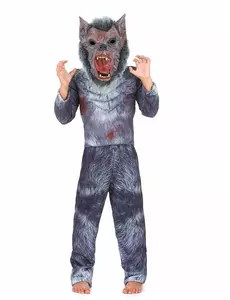 Children's werewolf costume, Size: 10-12 years (130-140 cm)