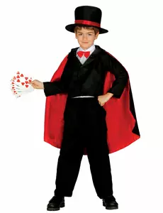 Boys' satin effect magician costume, Size: 7-9 years