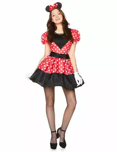 Frøken Mus-kostyme til kvinner, Størrelse: Small