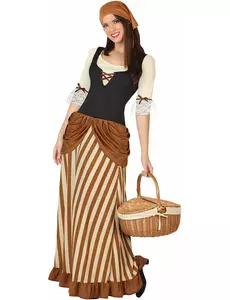 Kvinners bondekostyme, Størrelse: XX-Large