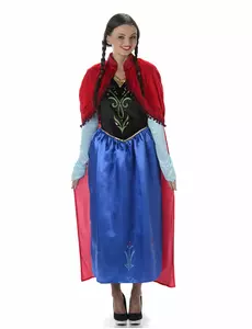 Eventyrprinsessekostyme for kvinner, Størrelse: Large