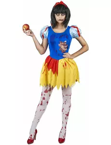 Poisoned princess costume in blood for women, Size: Medium