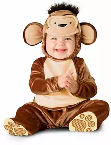 Baby-apekostyme - Klassisk, Størrelse: 6–12 måneder (66–74 cm)