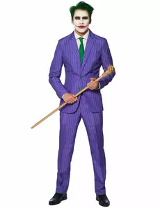 Mr. Joker Suitmeister-kostyme til voksne, Størrelse: Medium (EU 48-50)