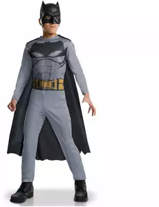 Classic Batman Justice League Boys Costume, Size: 5-6 years (110 to 116 cm)