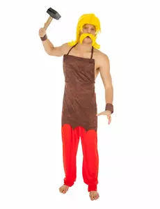 Asterix og Obelix Cetautomatix-kostyme til voksne, Størrelse: Medium