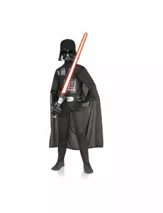 Klassisk Darth Vader-kostyme for gutter, Størrelse: 7–8 år (122 – 128 cm)