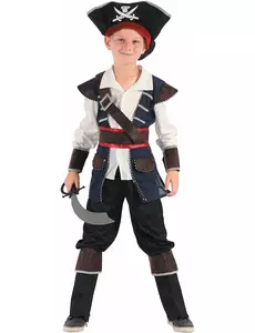Boy's high seas corsair costume, Size: 4-6 years (110-120 cm)