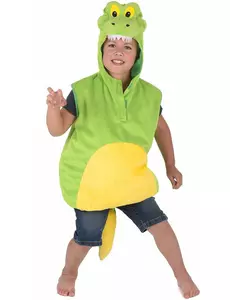 Children's padded crocodile costume, Size: 3-4 years (98-104cm)